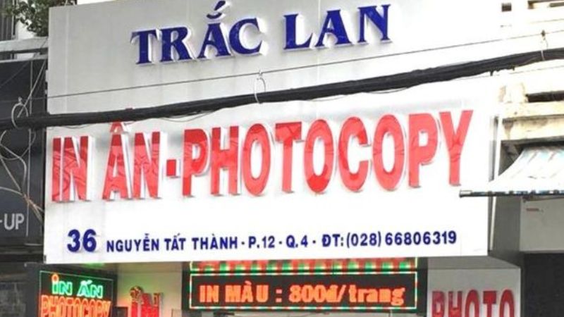 mẫu biển quảng cáo photocopy