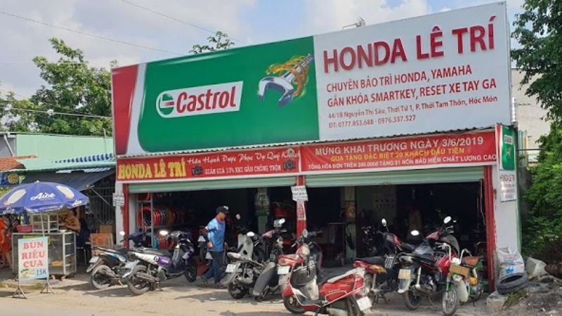 mẫu biển quảng cáo sửa chữa xe máy