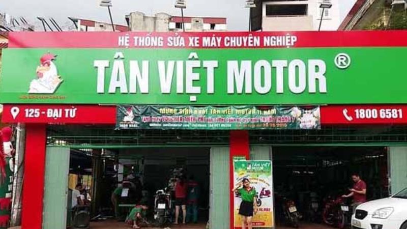 mẫu biển quảng cáo sửa chữa xe máy