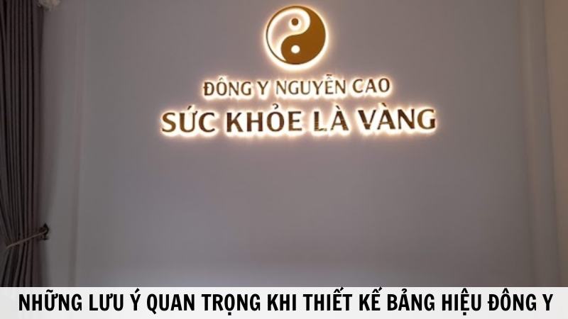 bảng hiệu đông y