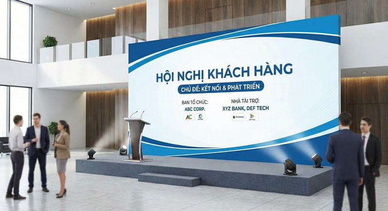 Phân biệt Poster, Banner, Standee Và Backdrop