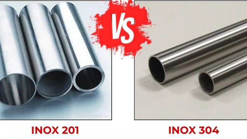 so sánh inox 201 và 304