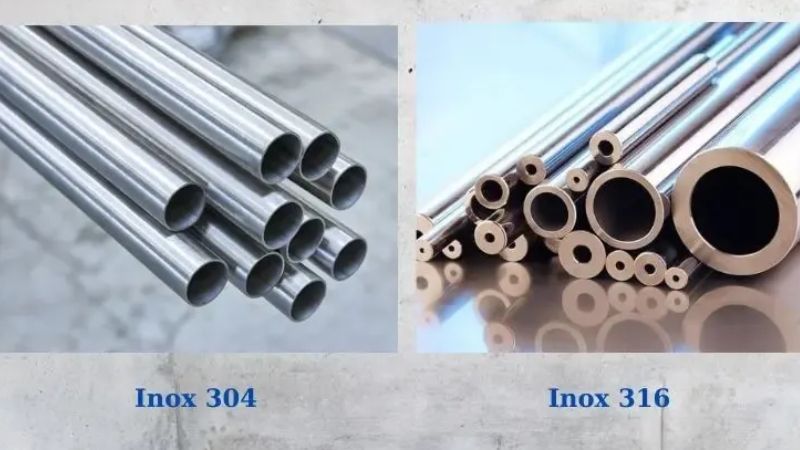 so sánh inox 304 và 316