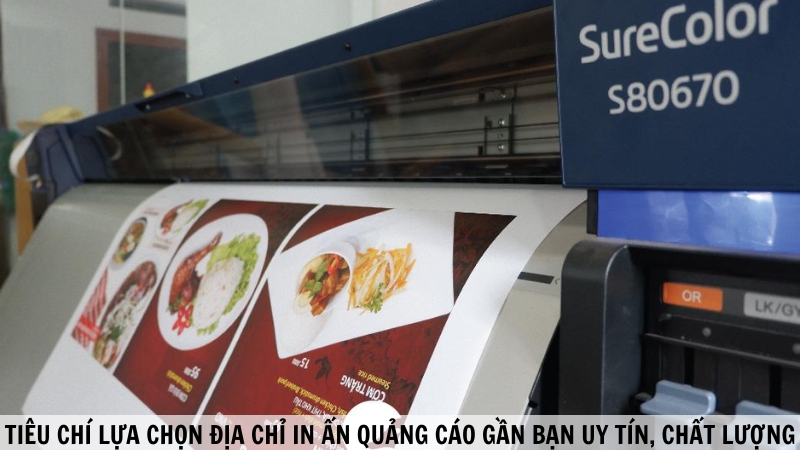 Tiêu chí chọn in ấn quảng cáo gần đây