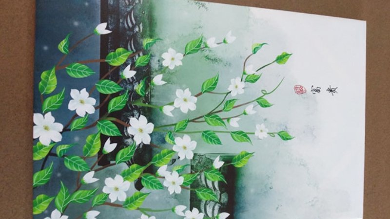 tranh in trên vải canvas