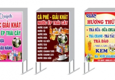 Cách Chọn Bảng Hiệu Nước Giải Khát: Mẫu, Chất Liệu Đẹp & Thu Hút