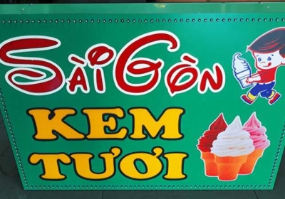 Tổng Hợp Mẫu Bảng Hiệu Quán Kem Tươi Độc Đáo Mới Nhất