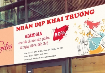 Băng rôn khai trương | Bí quyết thu hút khách hàng từ cái nhìn đầu tiên