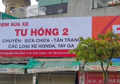 20+ Mẫu biển quảng cáo sửa chữa xe máy đẹp và hiệu quả